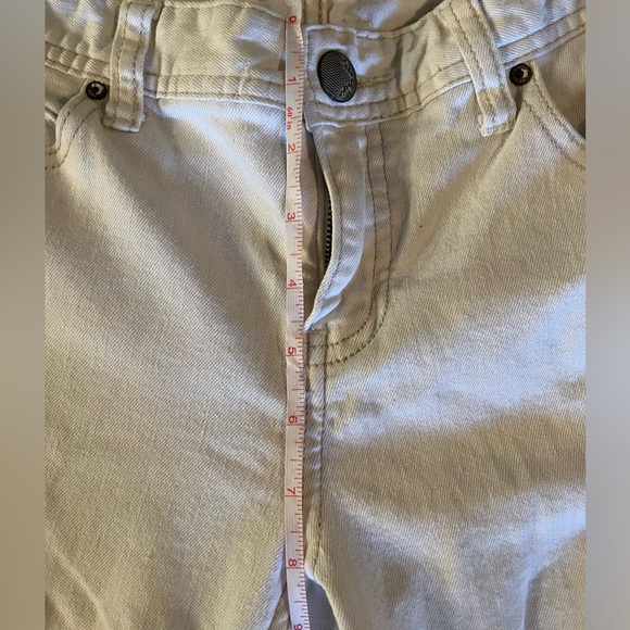 Free People White Cropped Skinny Jeans with Distressing - Picture 8 of 11